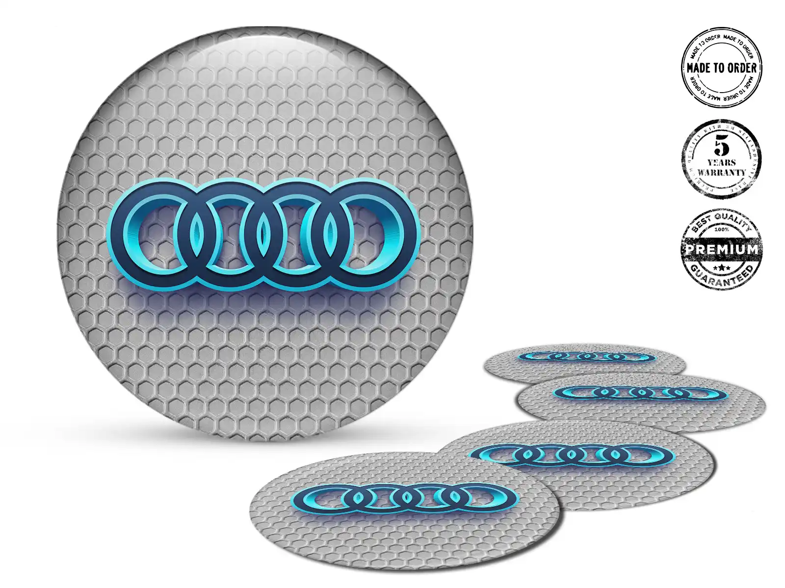 Audi Insignias de Rueda Ultimate Empuje Flujo Plasma
